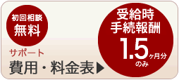 サポート費用・料金表